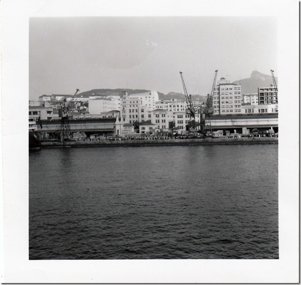 July 9, 1952 Rio de Janeiro, Brazil - View from the S.S. Brazil