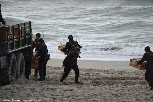 "Запад-2013": Высадка на побережье