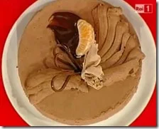 Mousse al cioccolato e mandarino