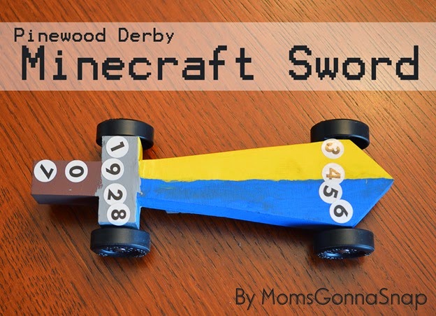 Pinewood Derby Minecraft Sword by MomsGonnaSnap