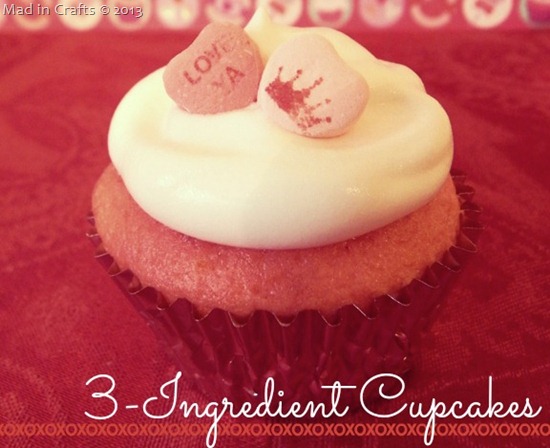 Three Ingredient Cupcakes