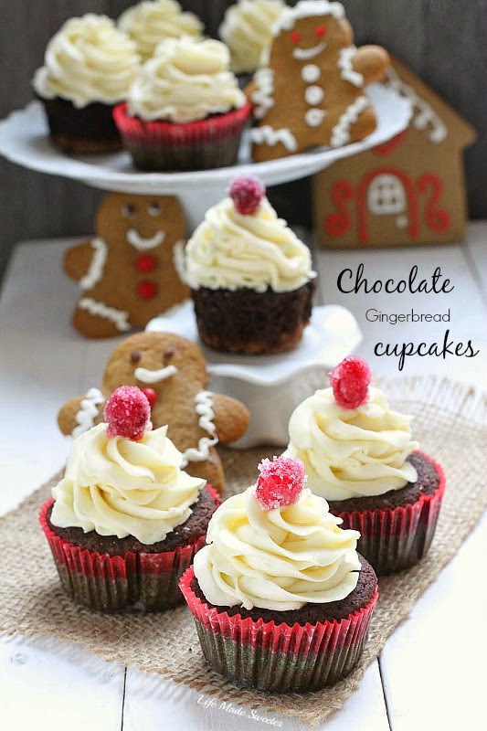 Chocolate Gingerbread Cupcakes with White Chocolate Buttercream from @LifeMadeSweeter @BobsRedMill #sponsored.jpg