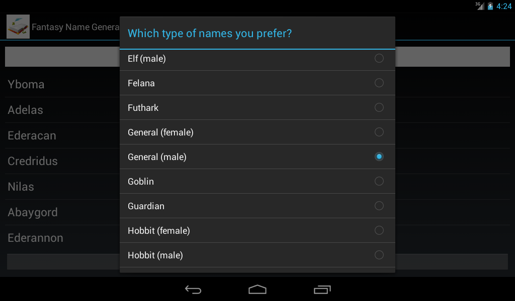 Fantasy Name Generator – Android-Apps auf Google Play