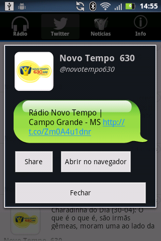 【免費通訊App】Rádio Novo Tempo 630 AM-APP點子