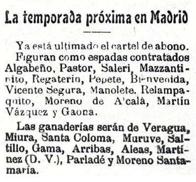 1909-03-25 Cartel de abono (El Enano) 01