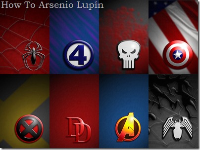 Marvel Symbol Collage