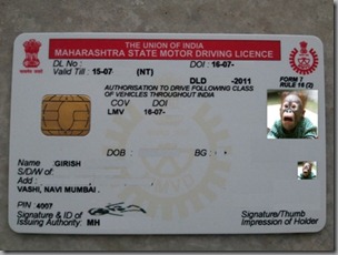 The Shiny New Driving License