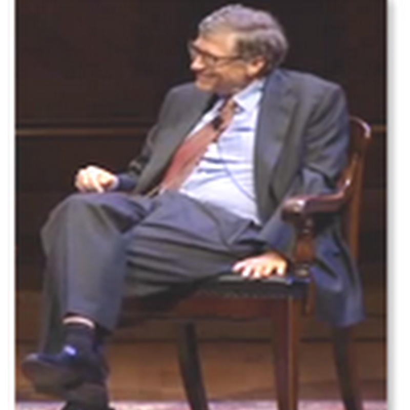 Bill Gates (A Bit Unwired) The Harvard Campaign Video Interview..