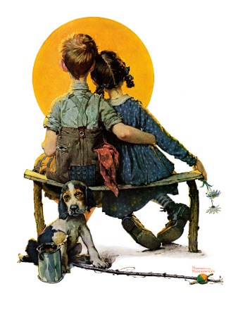 Sunset Norman Rockwell