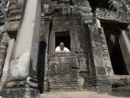 Obiective turistice Angkor: fereastra Bayon