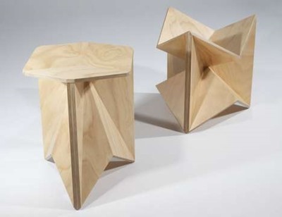 Area de Muebles: Muebles bajo la influencia del origami