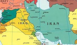 map syria-iran