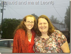 me and mel at Leon's (1)