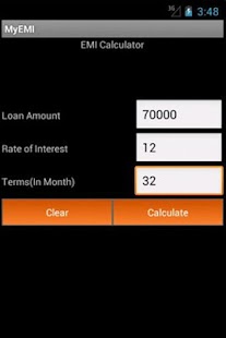 my EMI calculator compare loan Screenshots 1