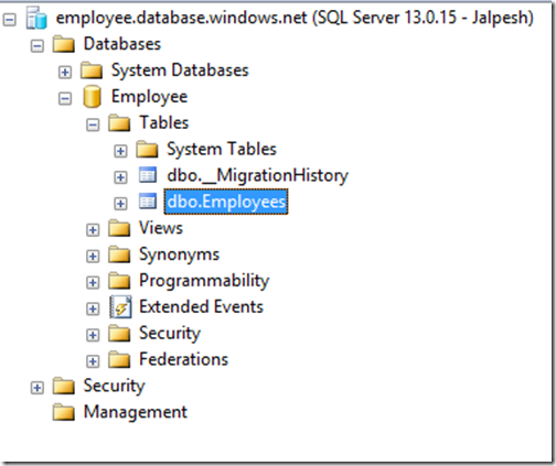 employee-table-created-sql-azure