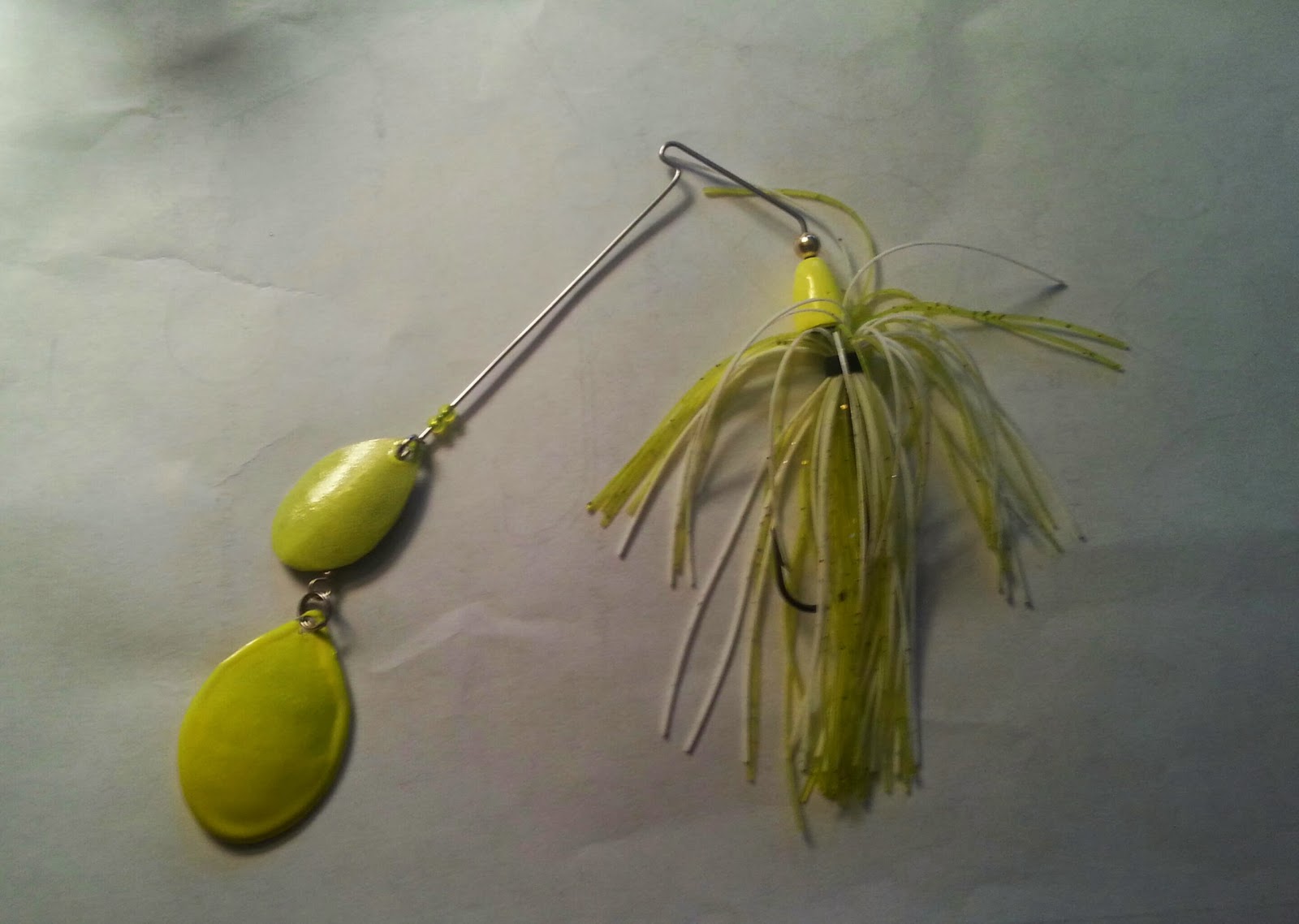 Cast Away Lures Yellow spinnerbait