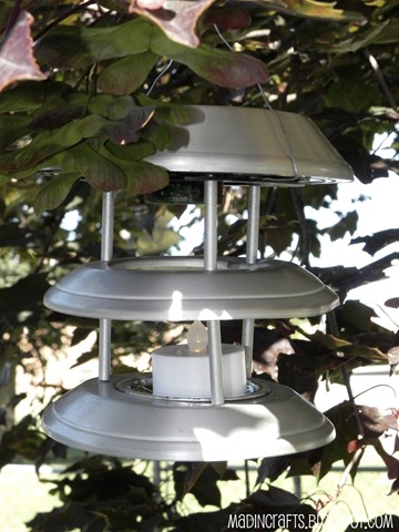 outdoor lantern from solar light