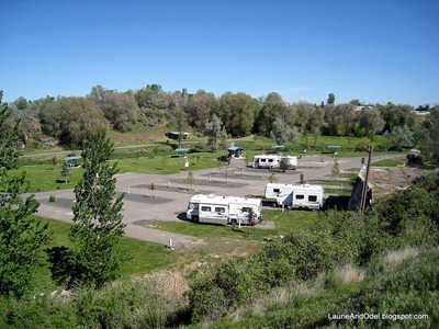Some of the campsites at Rock Creek Park