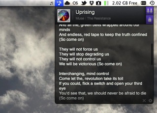Free Lyrics App for Mac iTunes