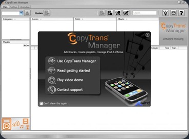 Free CopyTrans iPod Manager
