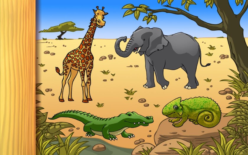 Animal Puzzle - Wild Animals Screen 1