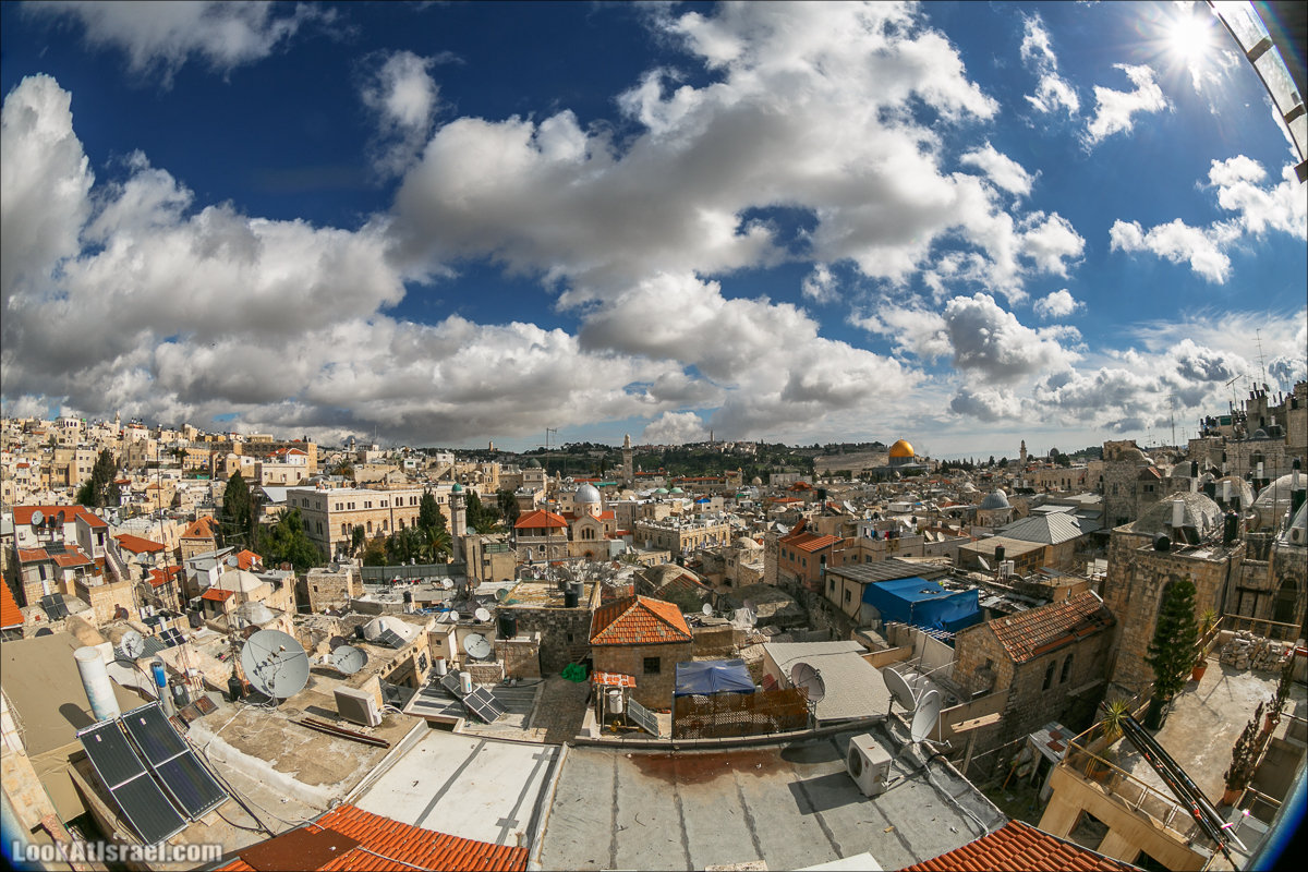 LookAtIsrael.com - Прогулка по крышам Иерусалима | Jerusalem roofs | על גגות ירושלים