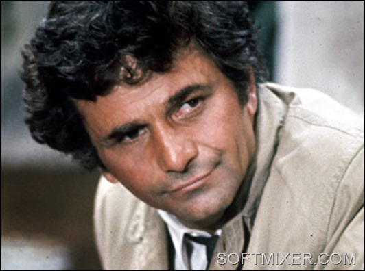 COLUMBO -- Sleuth Series -- Pictured: Peter Faulk as Lt. Frank Columbo -- Sleuth Photo  <br />