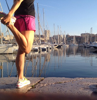 Running in Marseille France