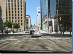 6017 Ottawa driving tour - Metcalfe St - Parliament Buildings straight ahead