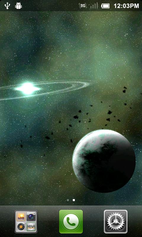 Rogue Planet LWP Full Screen 3