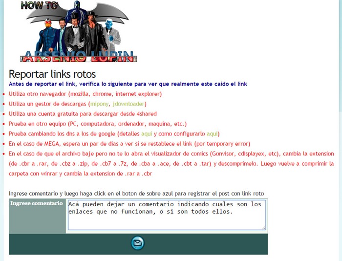 Consejos antes de dejar comentario Consejos antes de dejar comentario