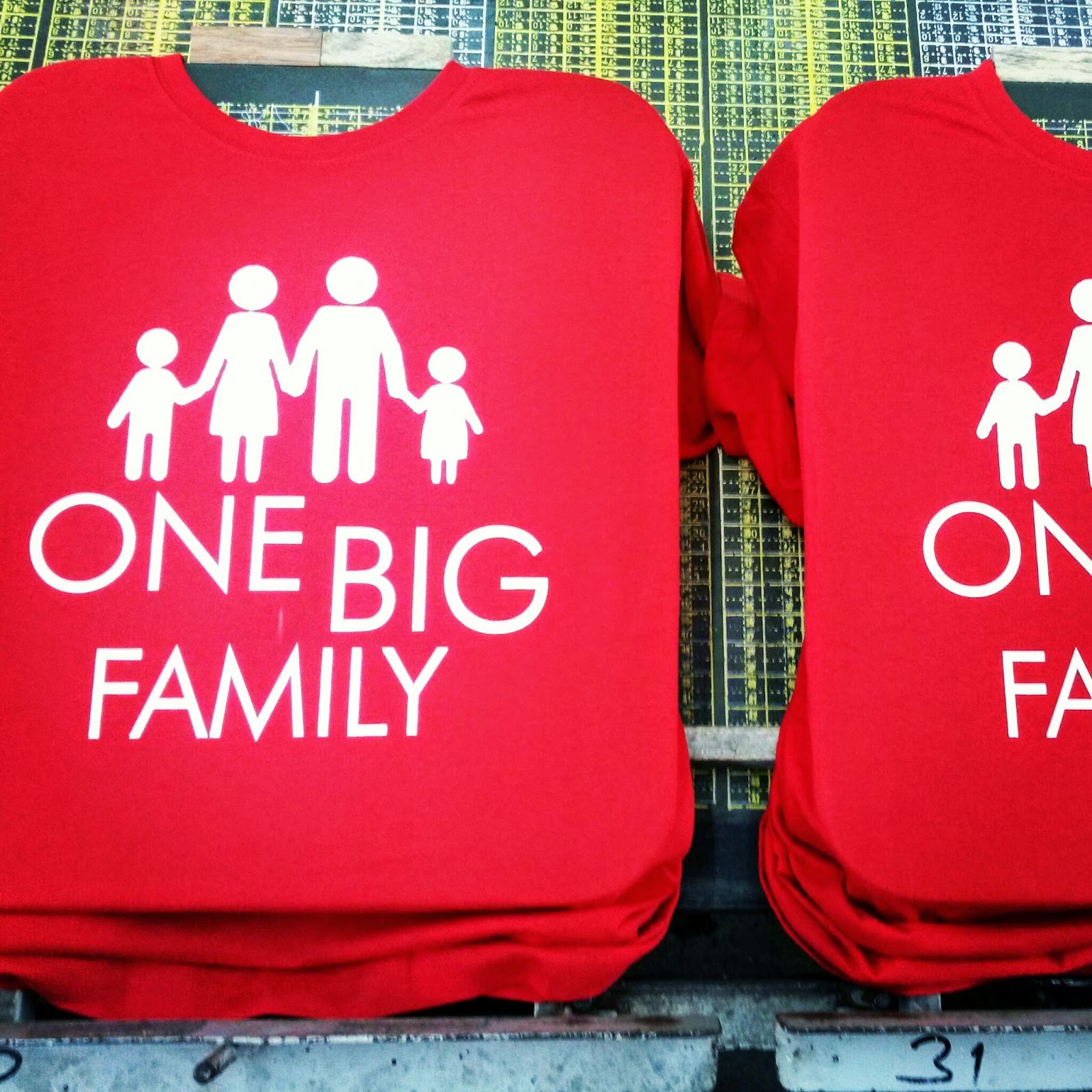 Cetakan Tshirt Design Sendiri Diterima Baju Family Day Shirt Printing