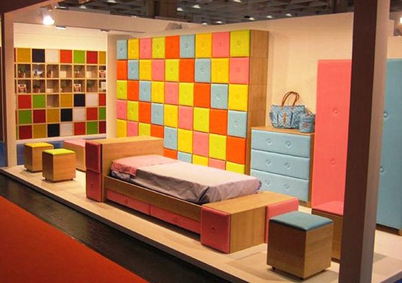 dormitorios multicolores para niños, niñas y adolescentes