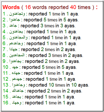 use >> to search by the arabic root