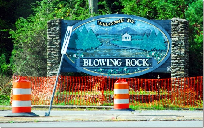 Blowing Rock Sign