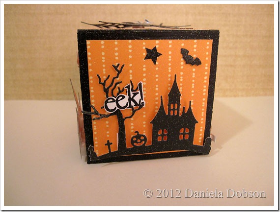 Daniela Dobson altered Halloween box