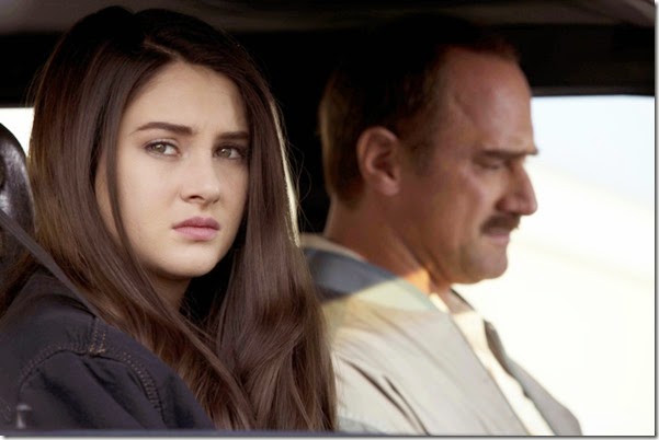 Shailene Woodley and Christopher Meloni WHITER BIRD IN A BLIZZARD