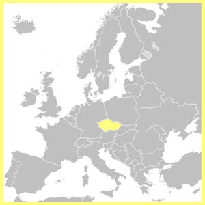 Mapa Republica Checa