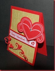 Valentine Card Side view