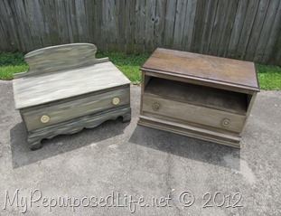 Repurposed-Upcycled chest of drawers