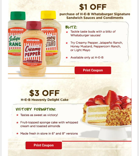 Melissa's Coupon Bargains HEB 8 worth of coupons to print