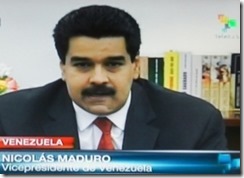 Nicolás Maduro vice-presidente da Venezuela.Mar.2013