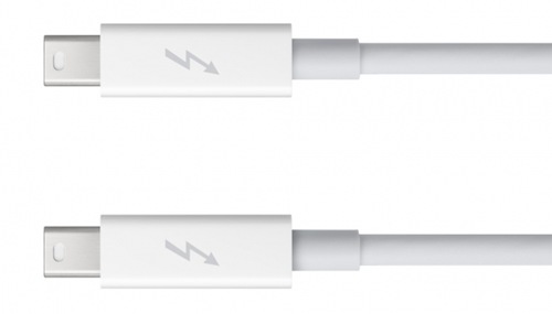 蘋果稍早透過線上商店推出了 Thunderbolt 連接埠專用的傳輸纜線