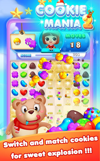 Cookie Mania 2(Mod Free Boosters/Ad-Free)