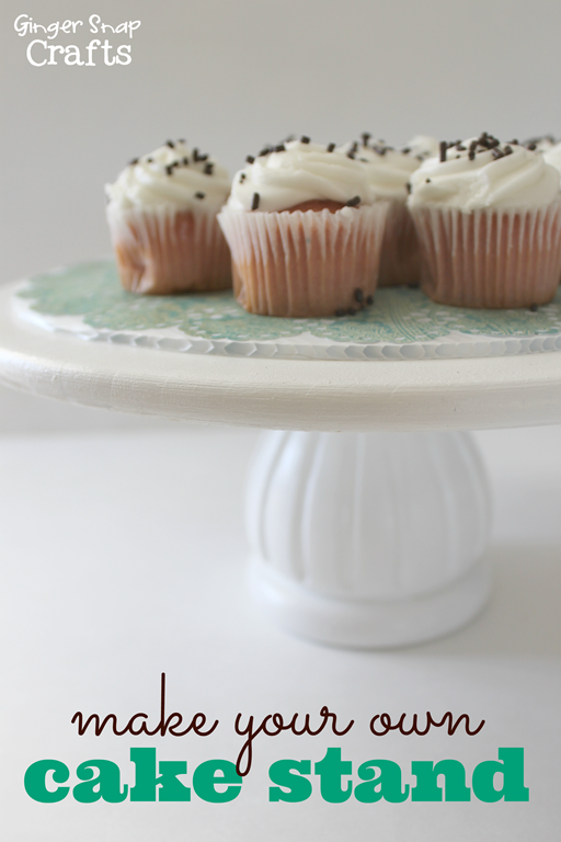 make your own cake stand with #DecoArt at GingerSnapCrafts.com #spon_thumb[3]