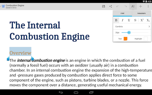 Quickoffice - screenshot thumbnail