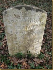 George R. Boatwright Tombstone
