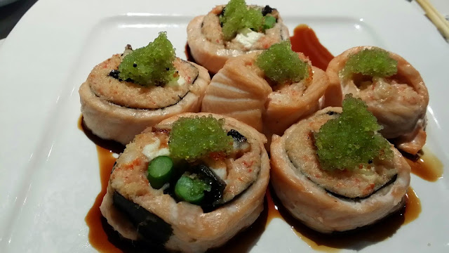 Rock N Roll Sushi from The Blue Fish in Houston, Texas Cell photo by Trisha