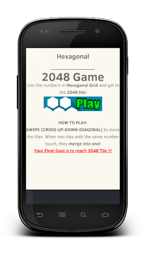 Hexagonal 2048 Game