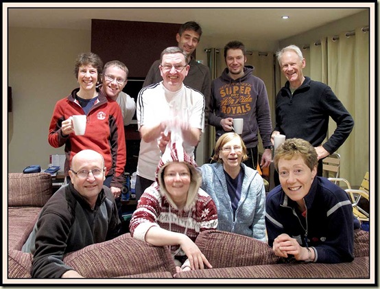 L-R: Front: Roger, Louise, Peg, Lyn - Back: Sue, Stuart, Jim, Robert, Chris, Martin